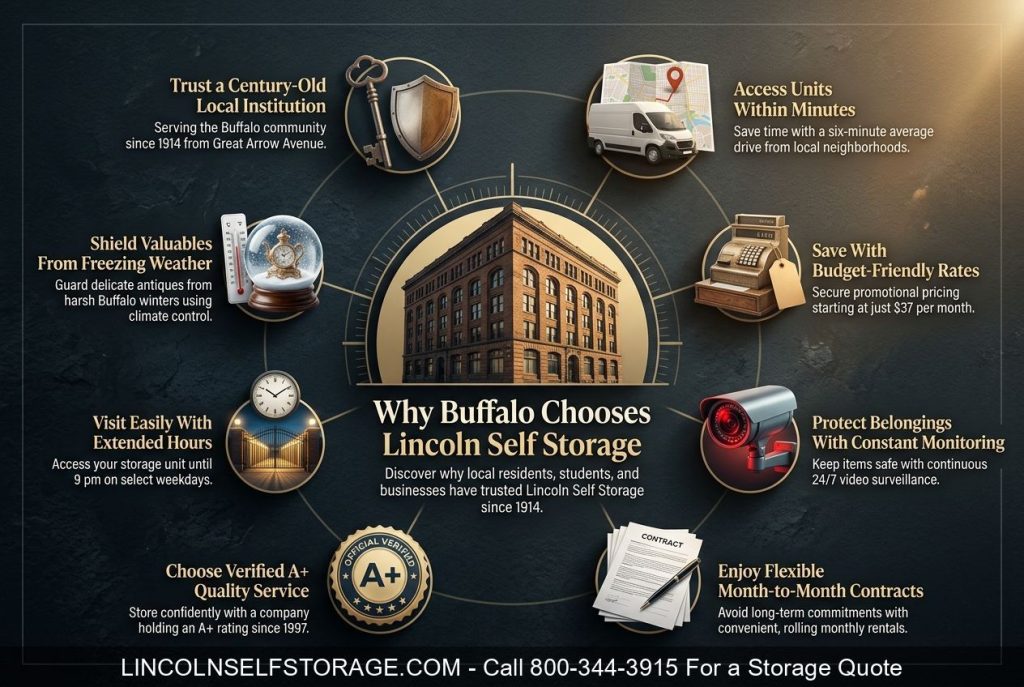 Self Storage Near Amherst Street Buffalo: Units Steps From Parkside, Central Park & Park Meadow - Call 716-874-1380
